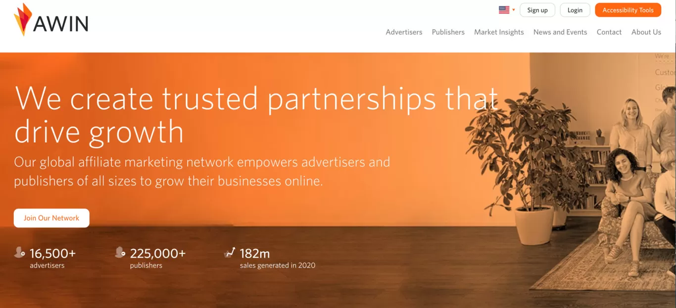 Best affiliate networks Awin