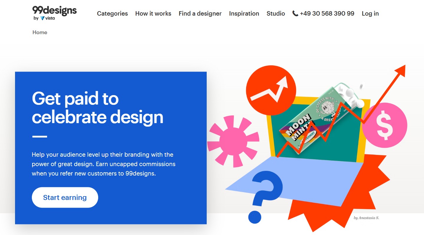 99designs Affiliate Program