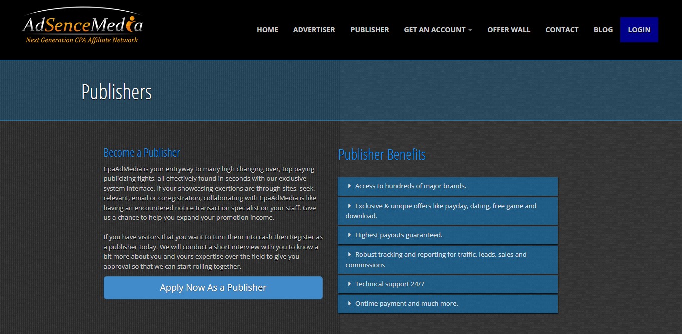 AdSenceMedia Affiliate Program