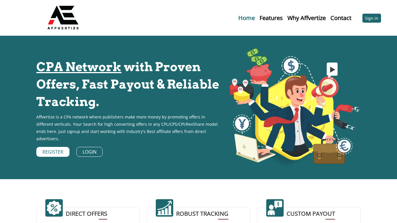 Affvertize Affiliate Program