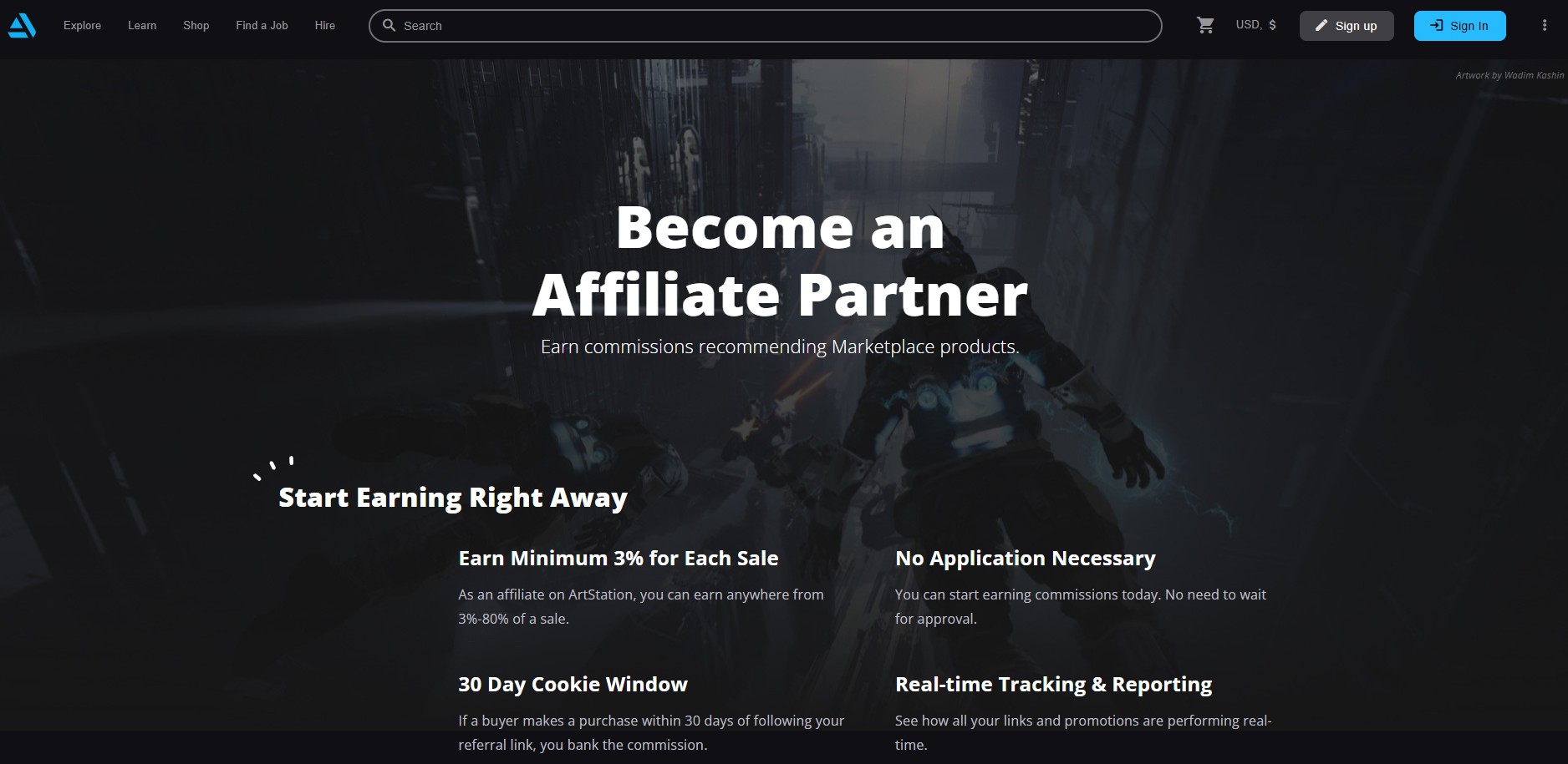 ArtStation Affiliate Program