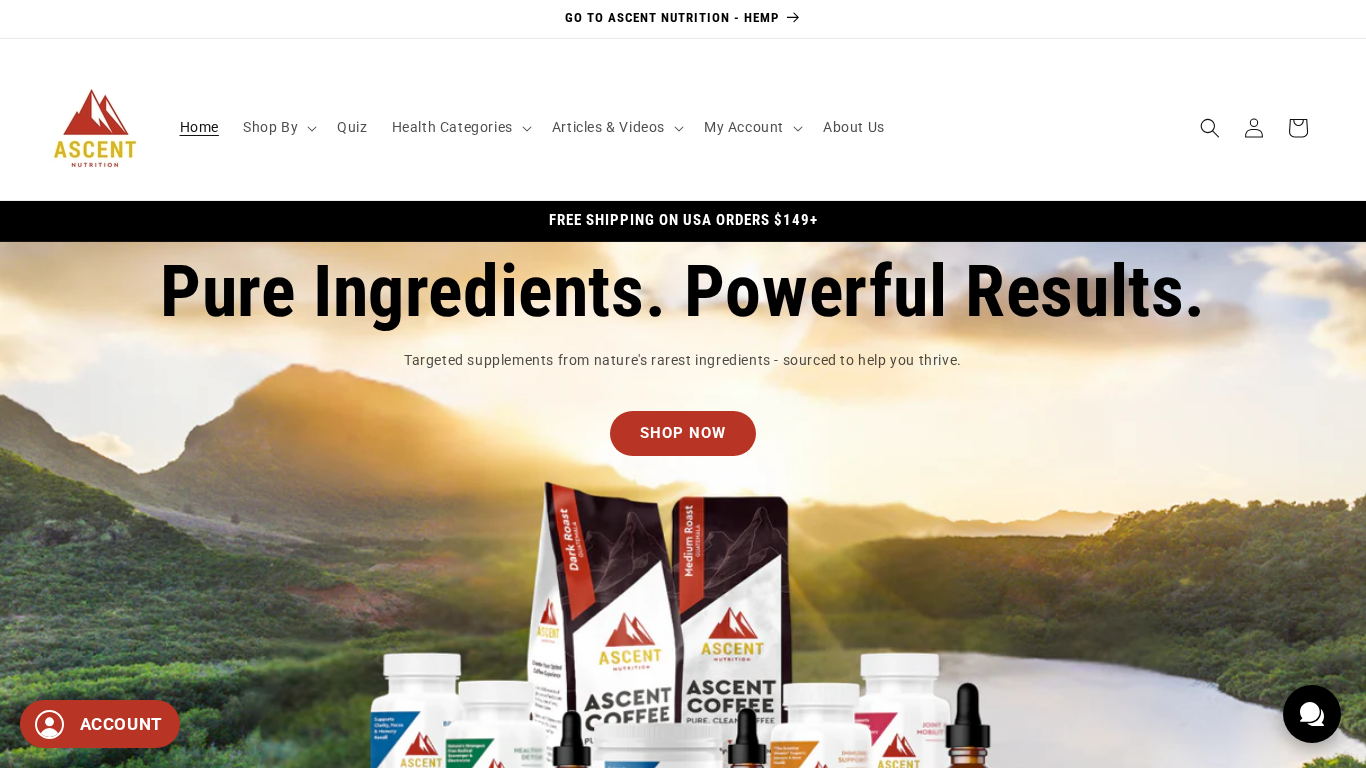 Ascend Nutrion Affiliate Program