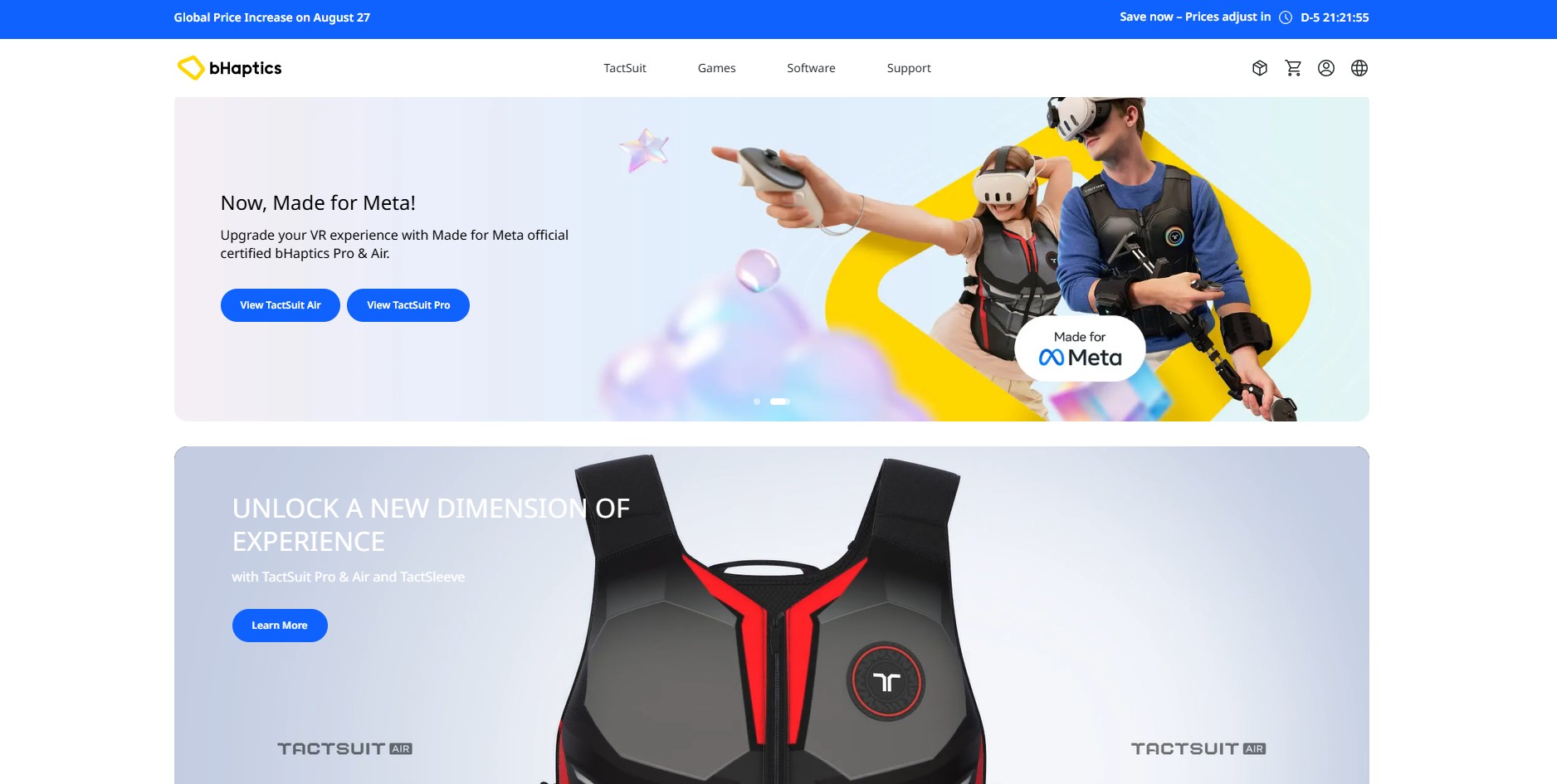 bHaptics Affiliate Program