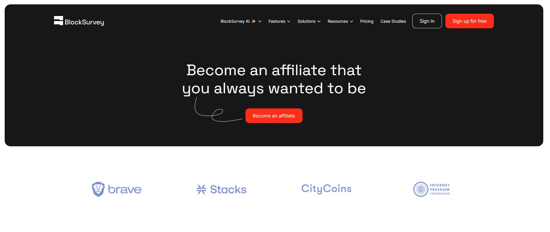 BlockSurvey Affiliate Program