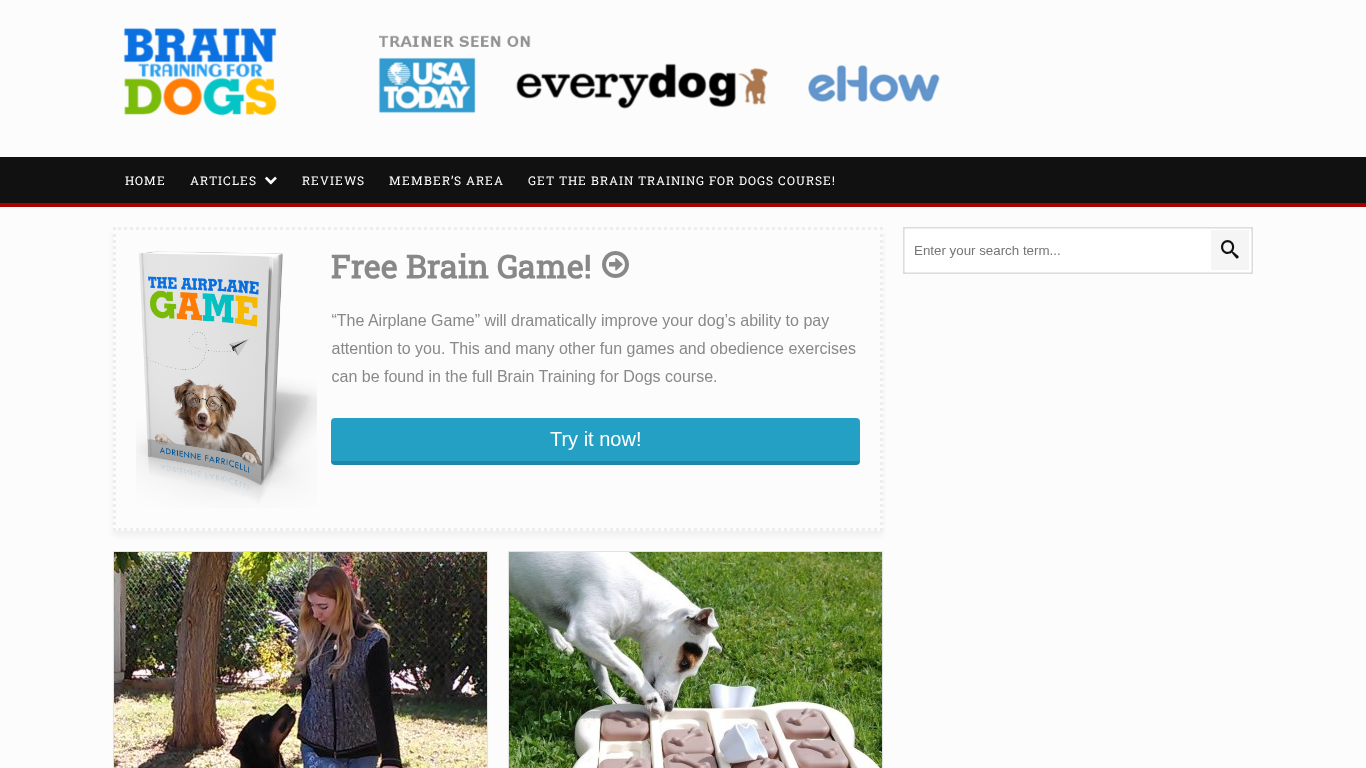 Brain Training For Dogs Affiliate Program