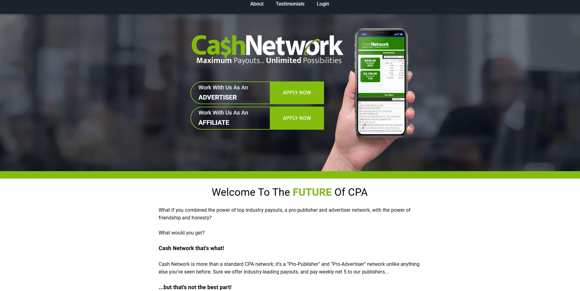 Cash Network Affiliate Program