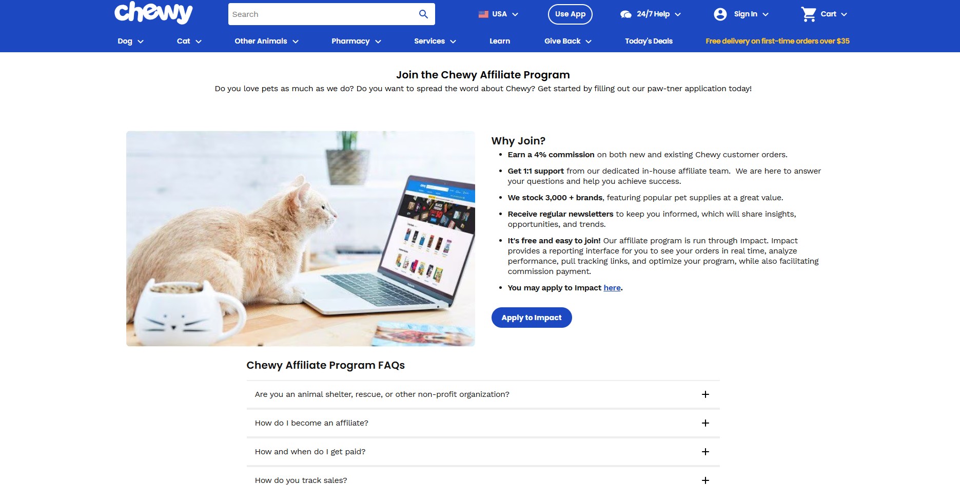 Chewy Affiliate Program
