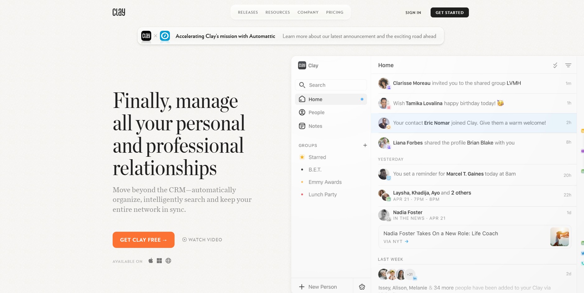 Clay Affiliate Program