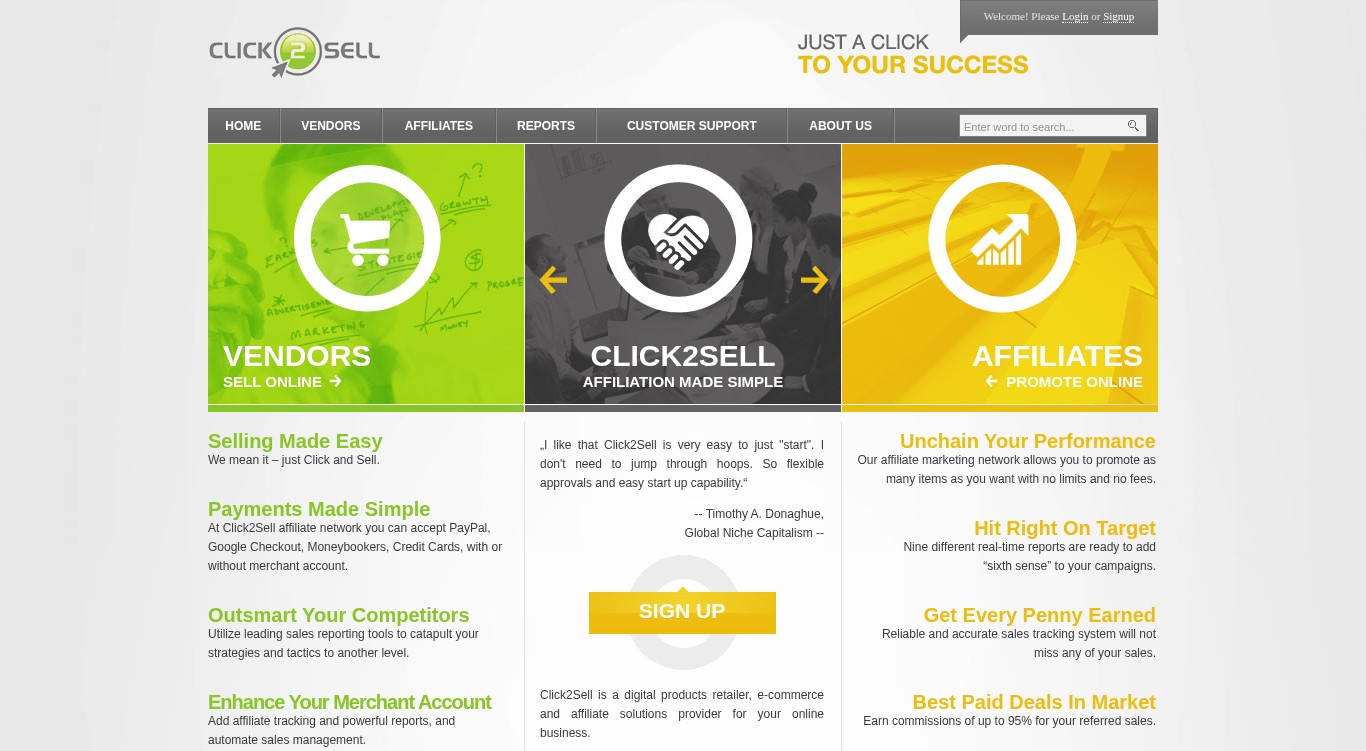 Click2Sell Affiliate Program