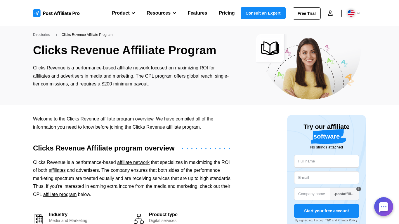 Clicks Revenue Affiliate Program