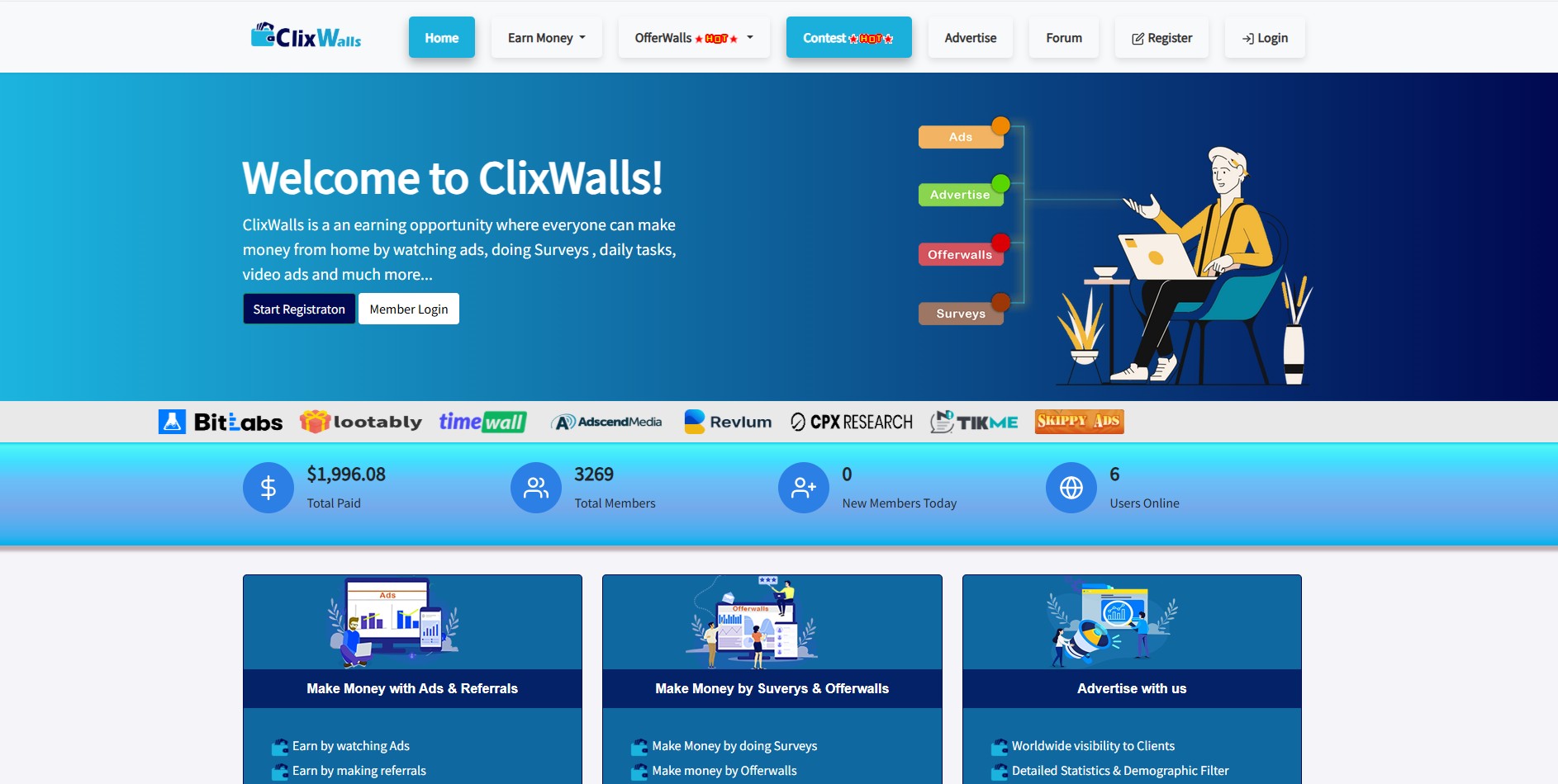 ClixWall Affiliate Program
