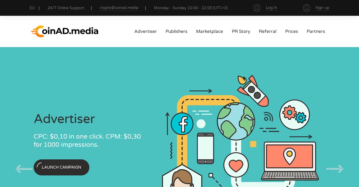 CoinAd Affiliate Program