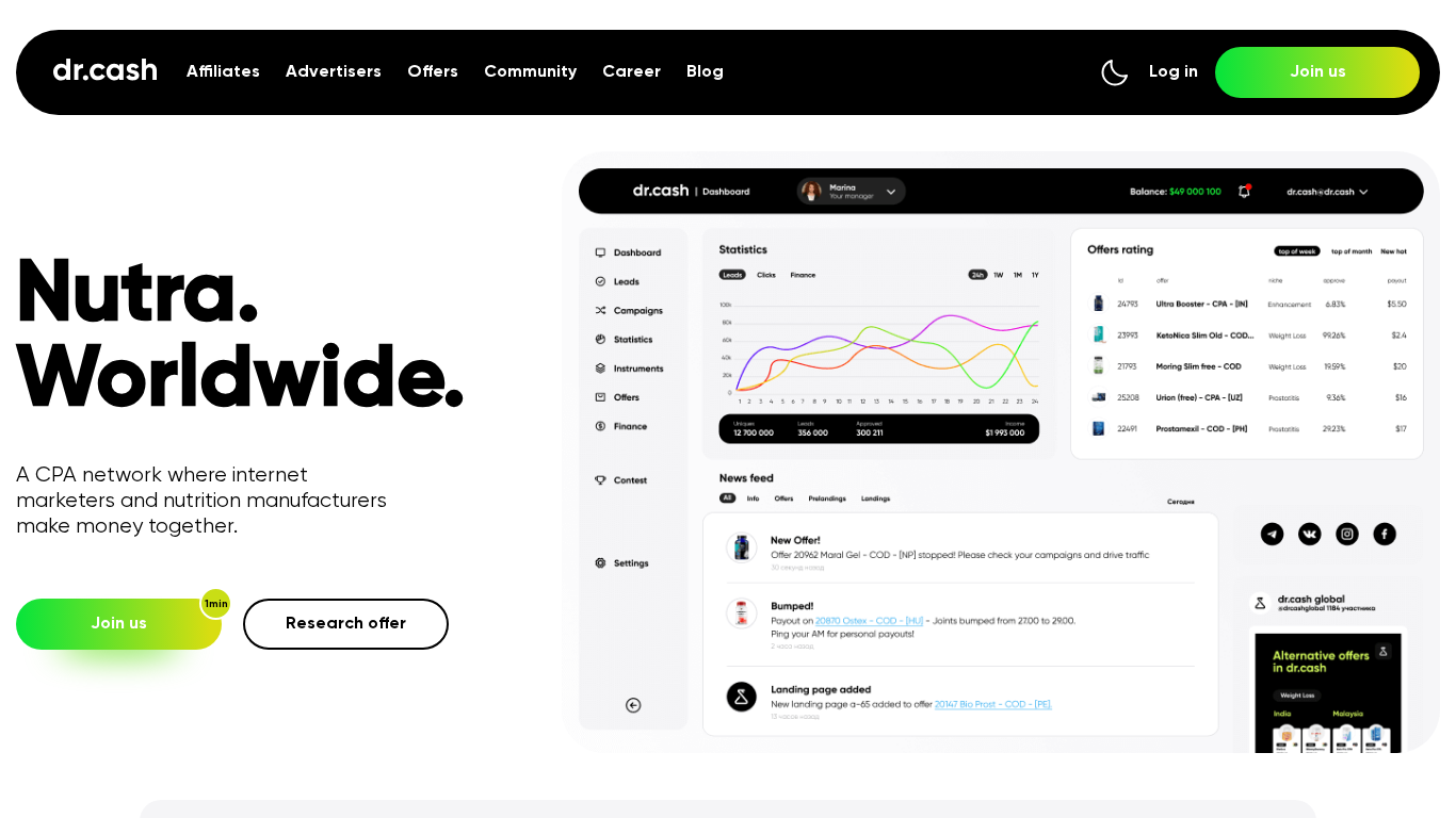 Dr.cash Affiliate Program