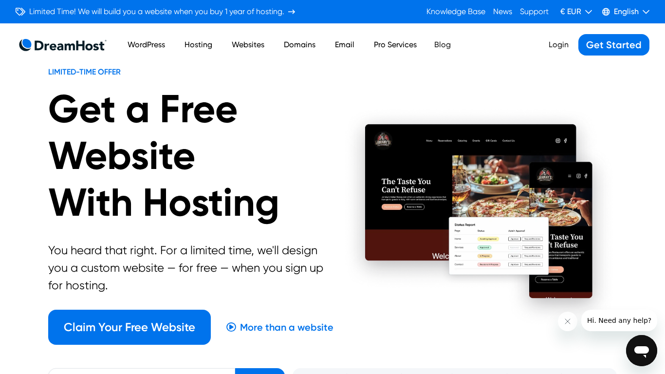 DreamHost Affiliate Program