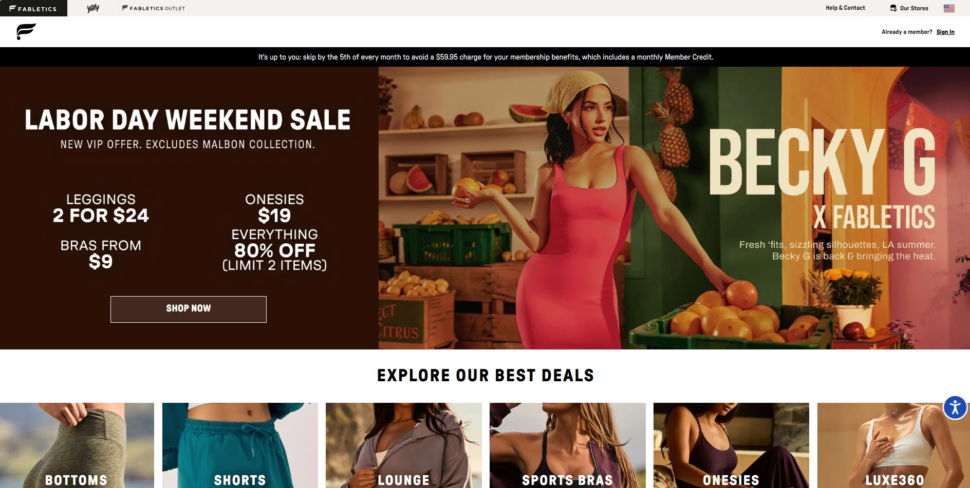 Fabletics Affiliate Program