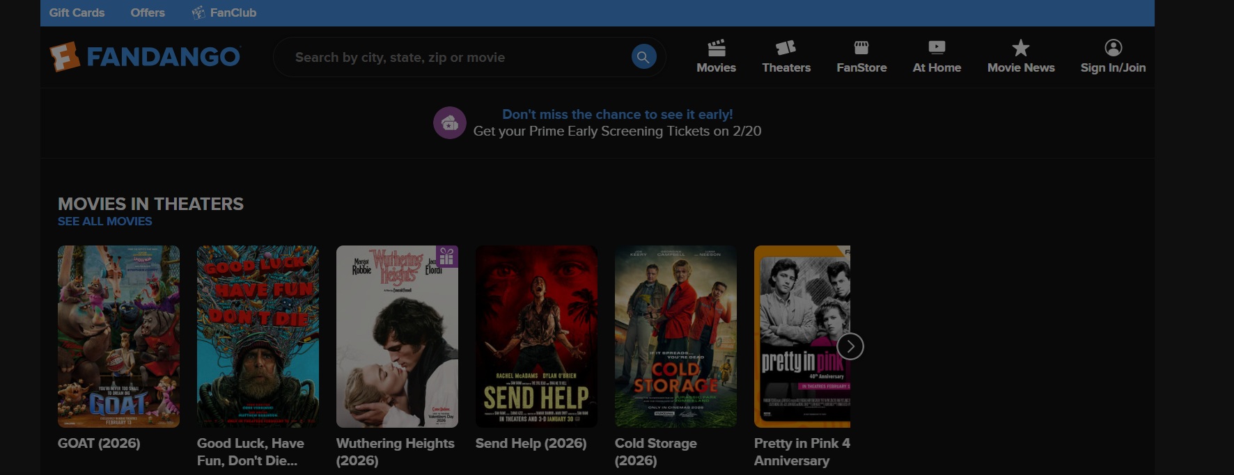 Fandango Affiliate Program