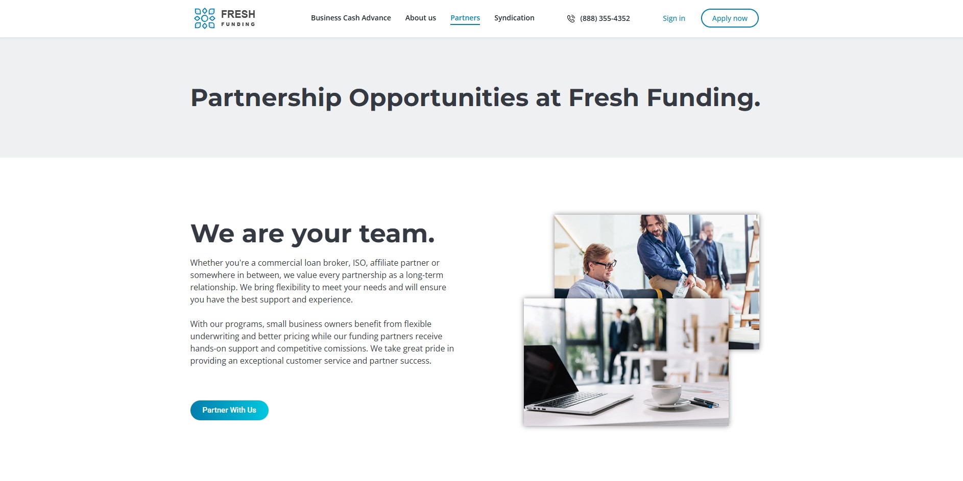 Fresh Funding Affiliate Program