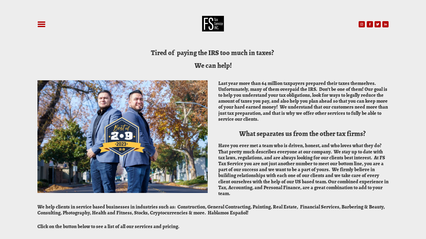 F&S Tax Service Affiliate Program