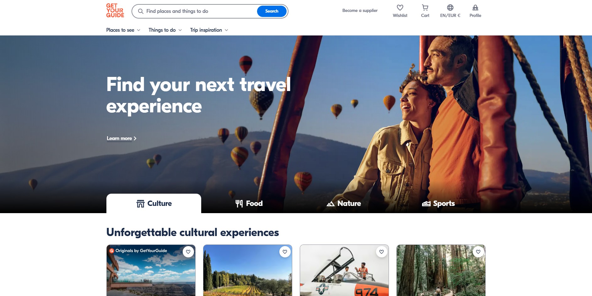 GetYourGuide Affiliate Program