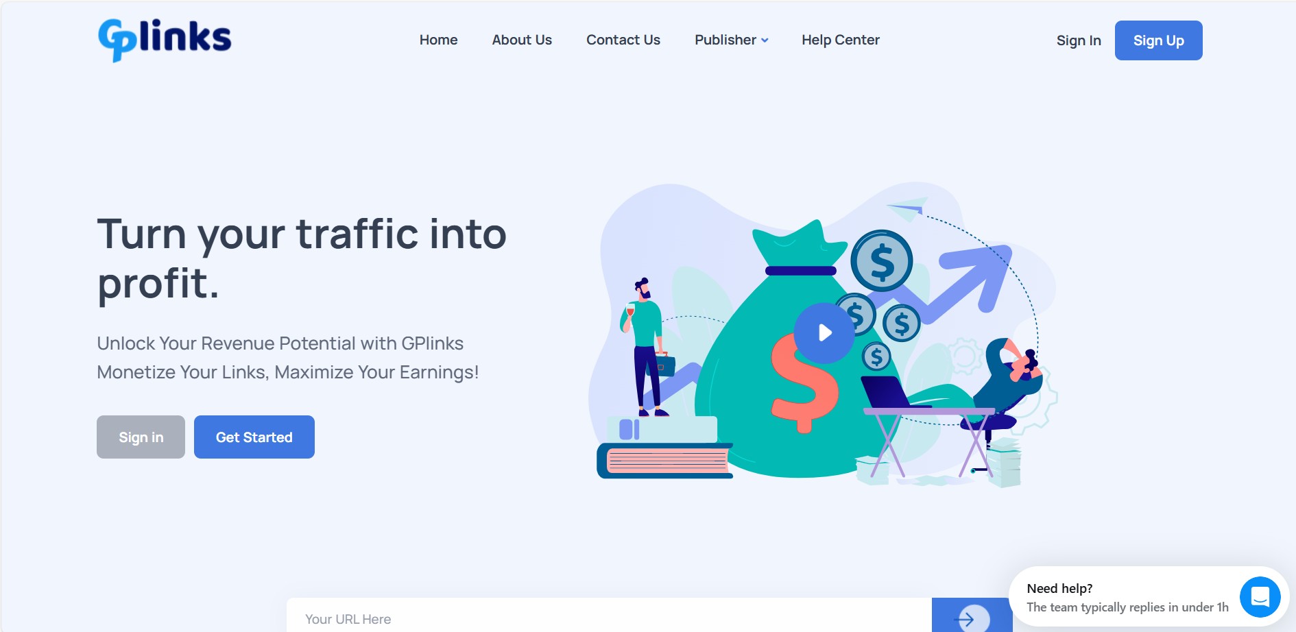 GPlinks Affiliate Program