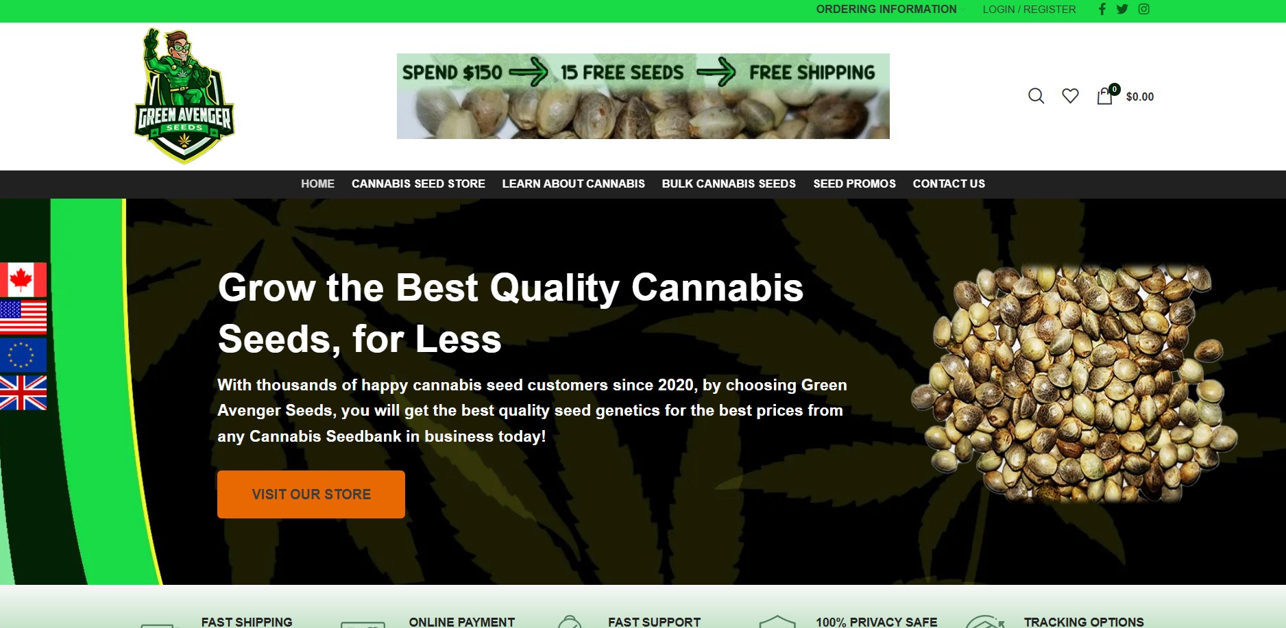 Green Avenger Seeds Affiliate Program