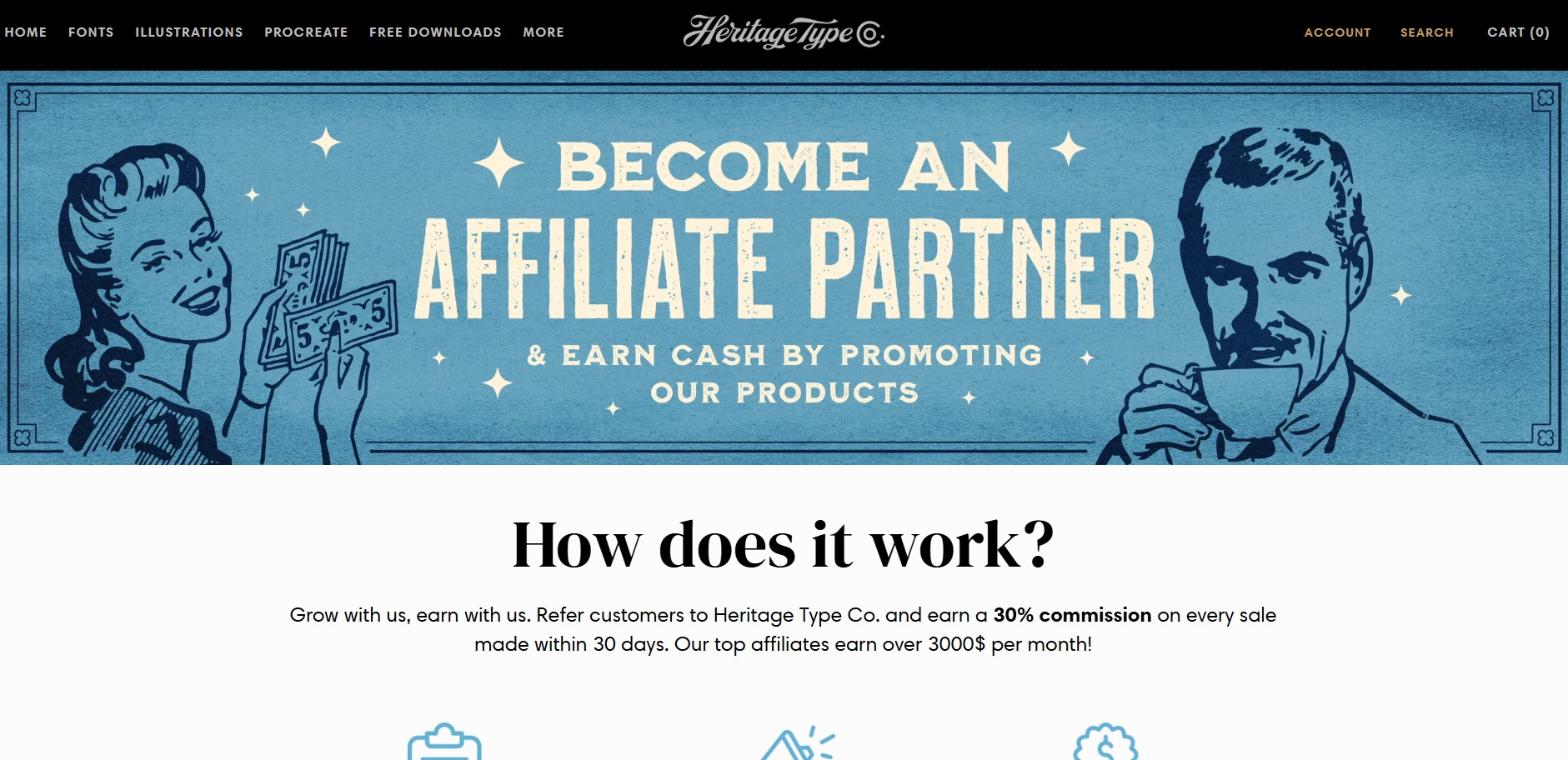 Heritage Type Co. Affiliate Program