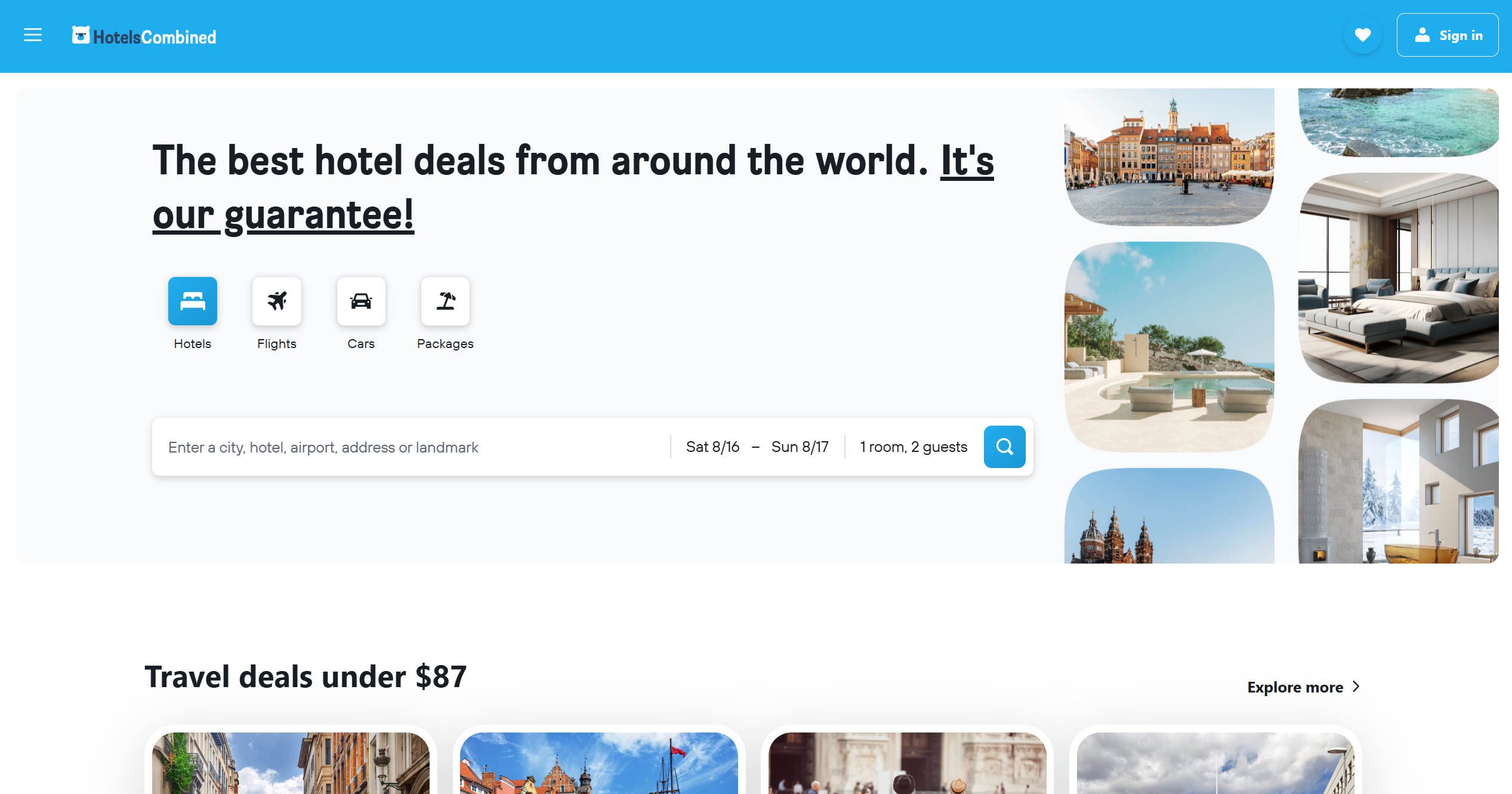 HotelsCombined Affiliate Program