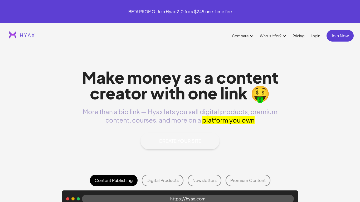 Hyax Affiliate Program