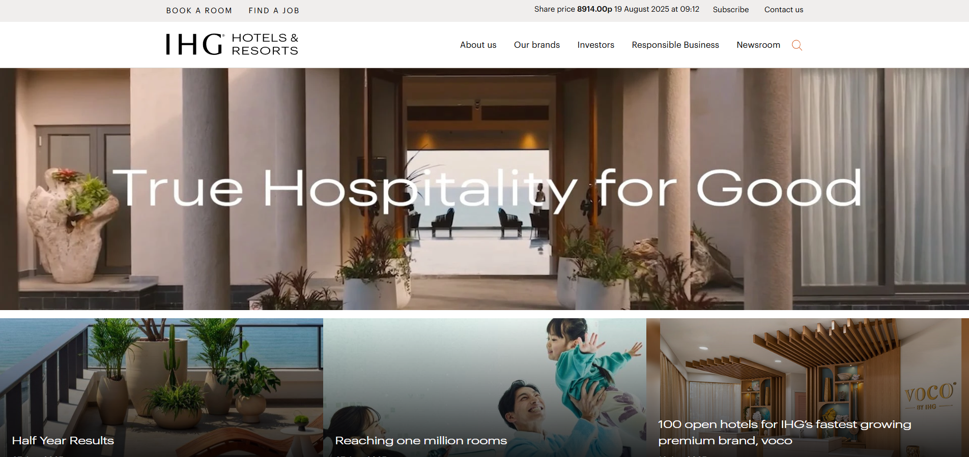 InterContinental Hotels Group Affiliate Program