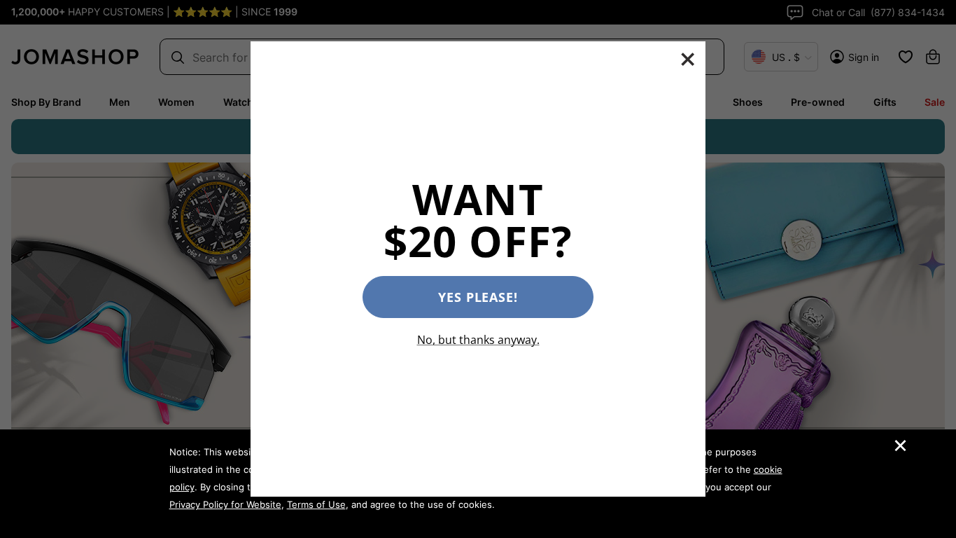 Jomashop.com Affiliate Program