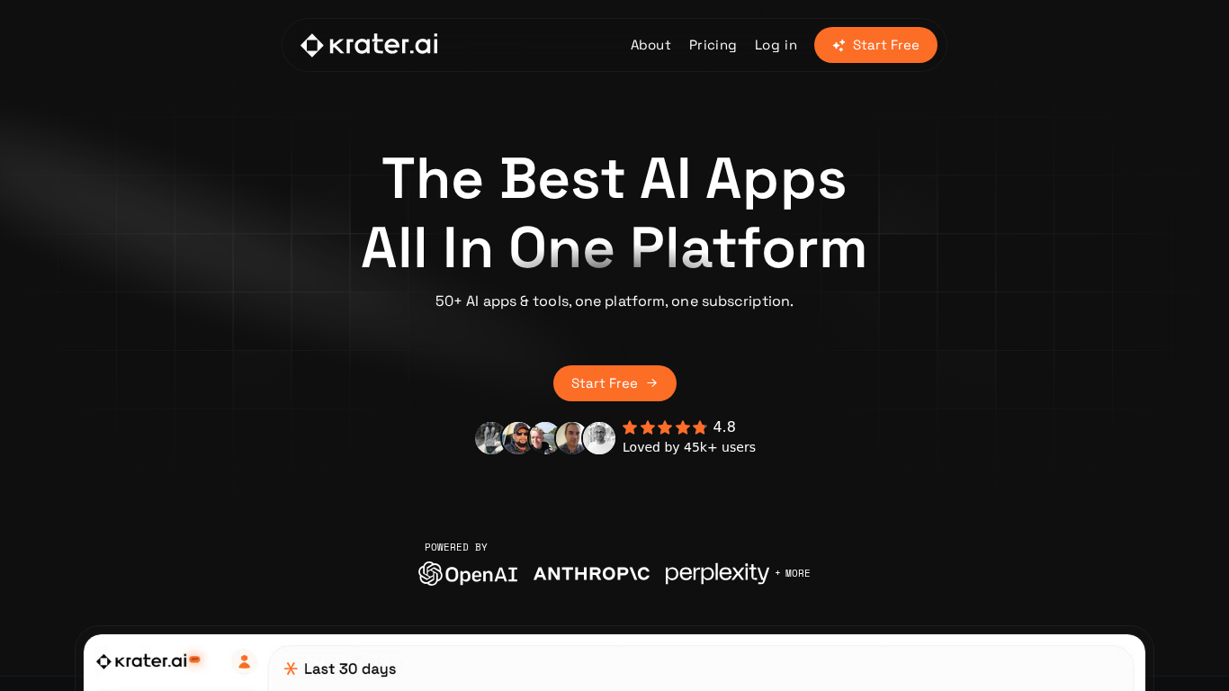 Krater.ai Affiliate Program