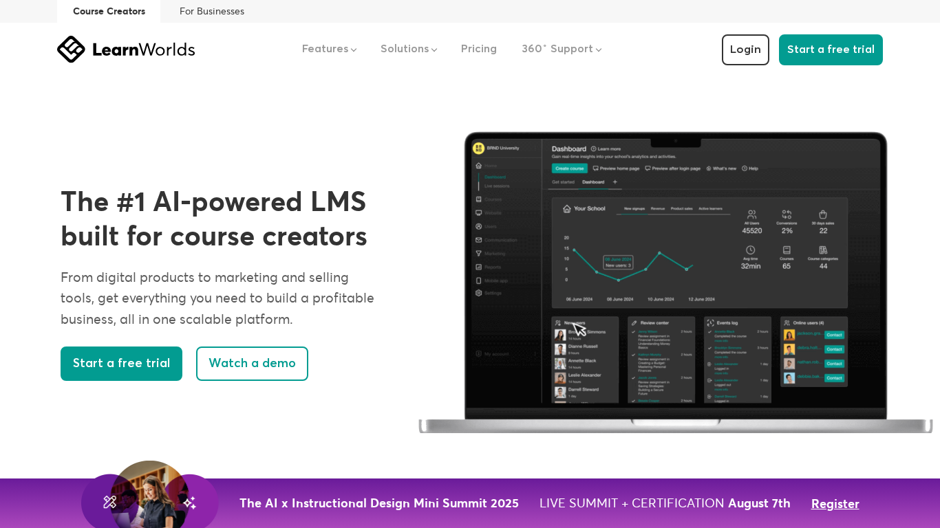 LearnWorlds Affiliate Program