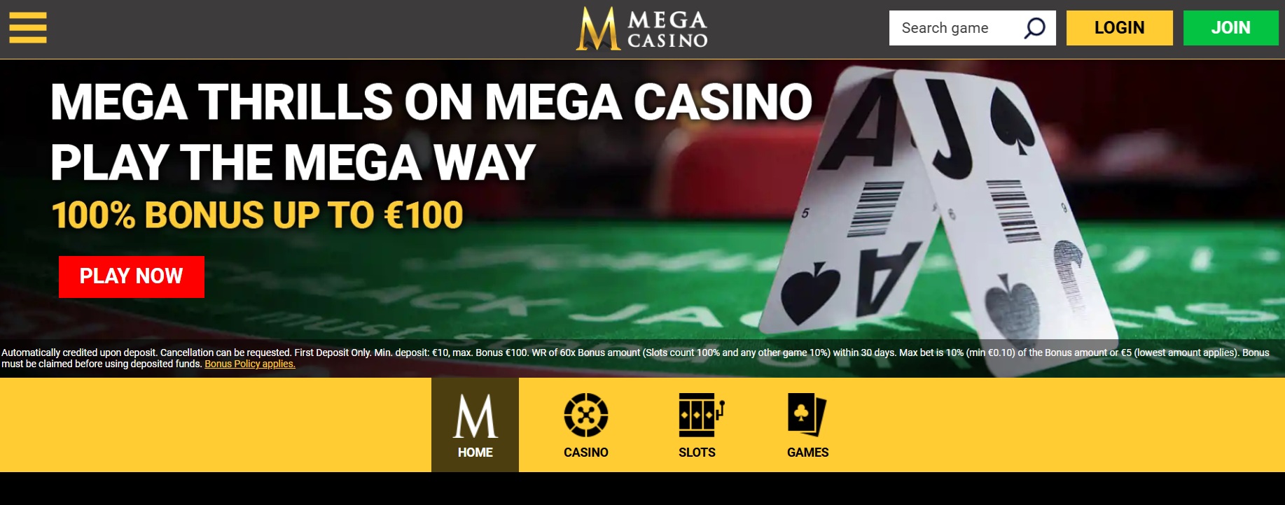 Mega Casino Affiliate Program