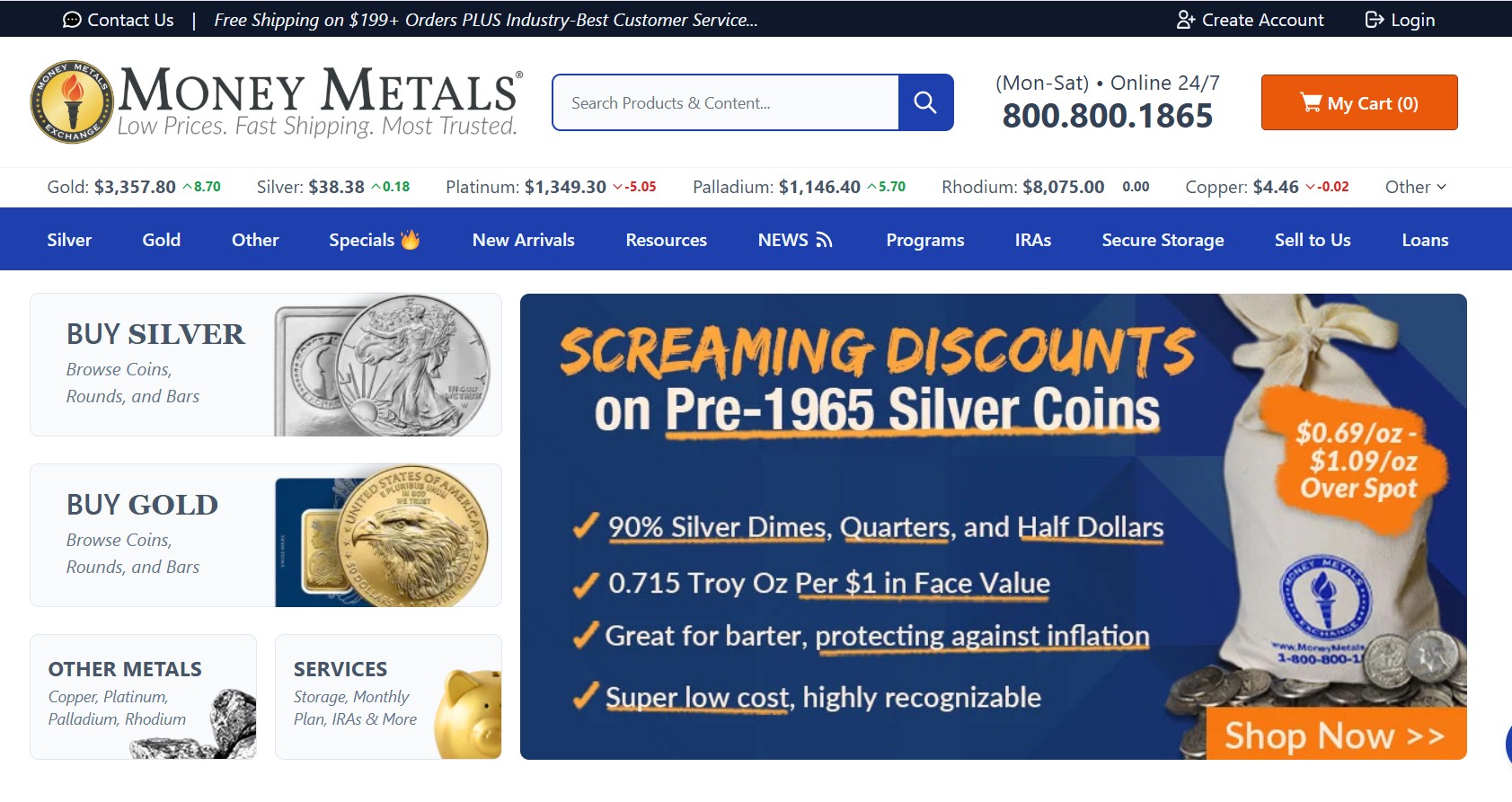 Money Metals Exchange Affiliate Program