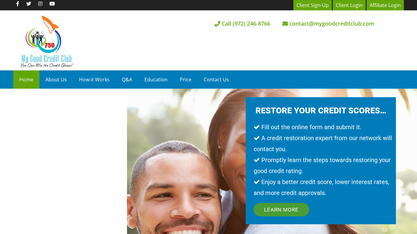 MyGoodCredit Affiliate Program
