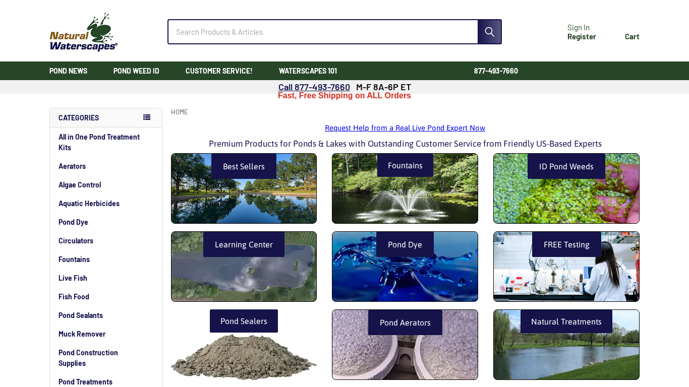 Natural Waterscapes Affiliate Program