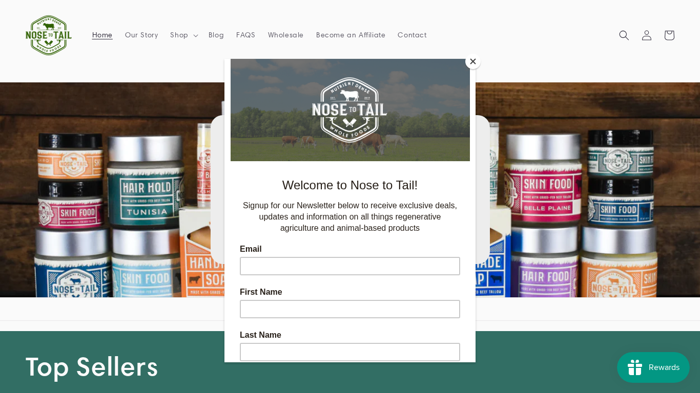 Nose To Tail Affiliate Program