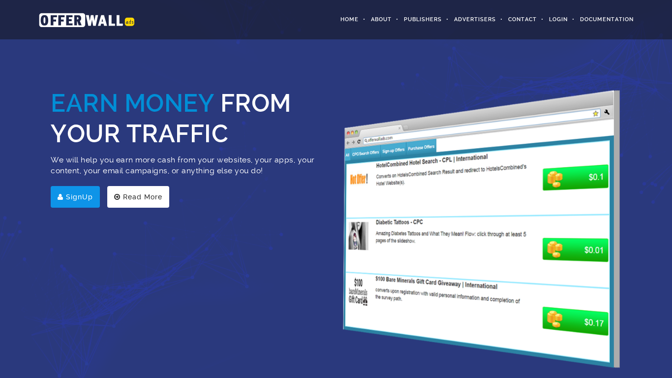 OfferWallAds Affiliate Program