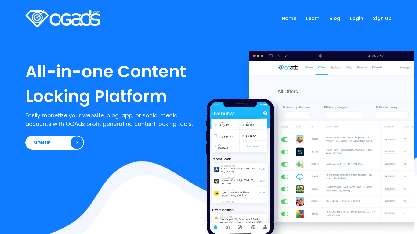 OGAds Affiliate Program