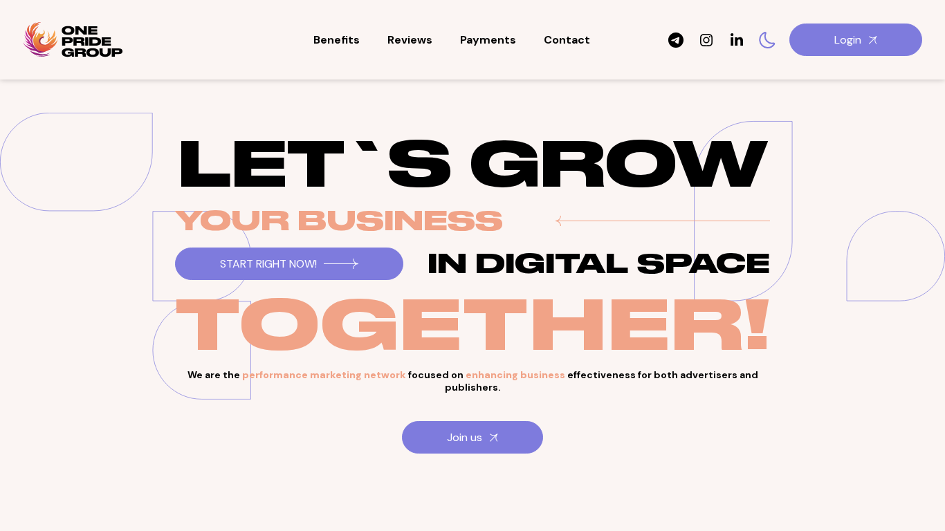 OnePride Group Affiliate Program