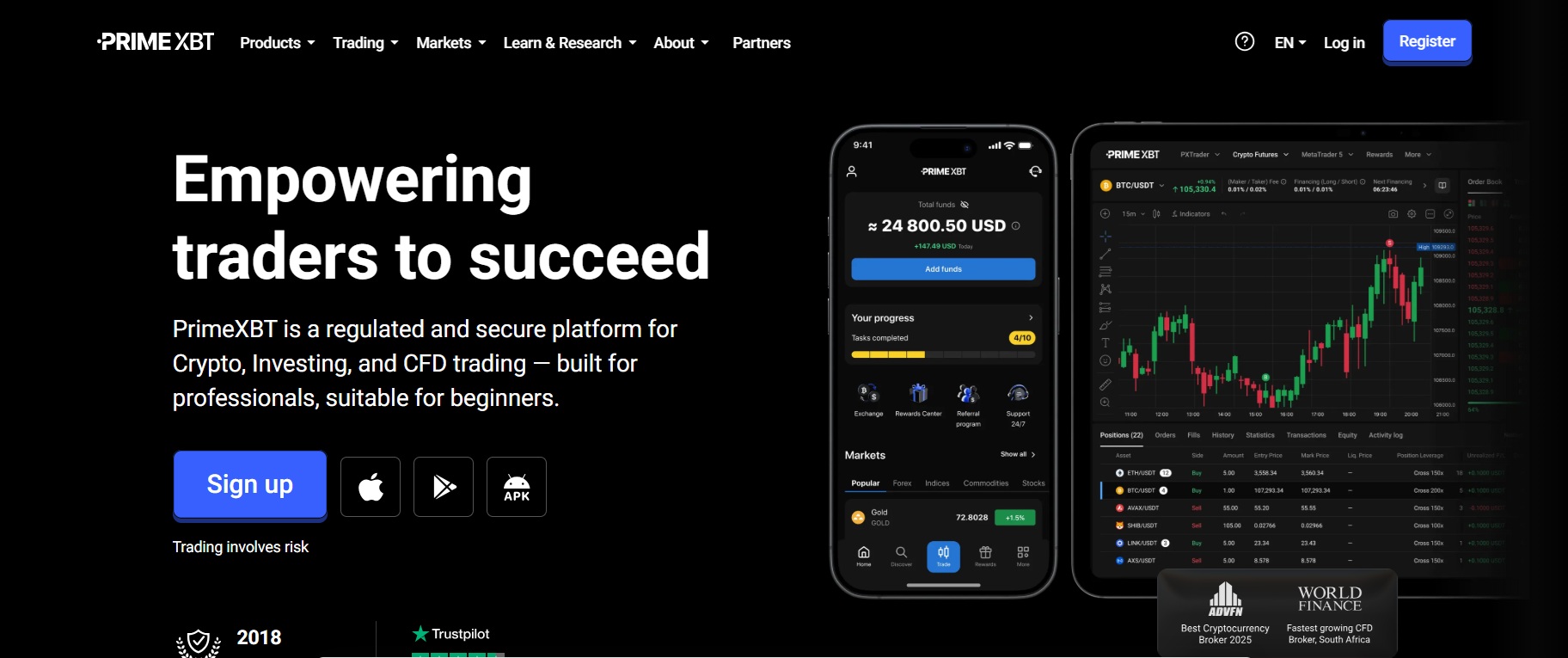 PrimeXBT Affiliate Program