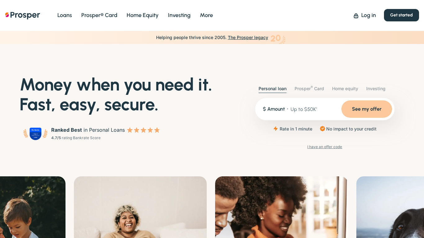 Prosper Affiliate Program