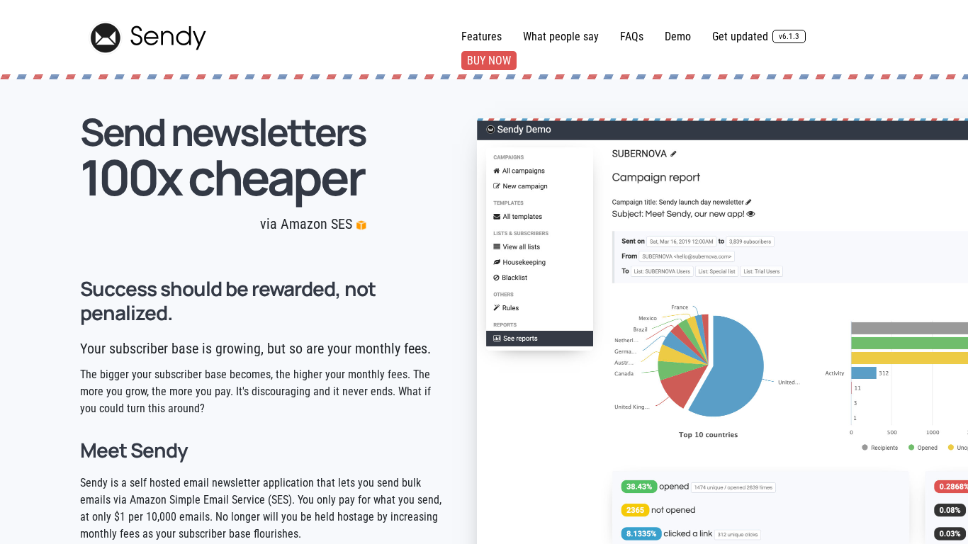 Sendy Affiliate Program