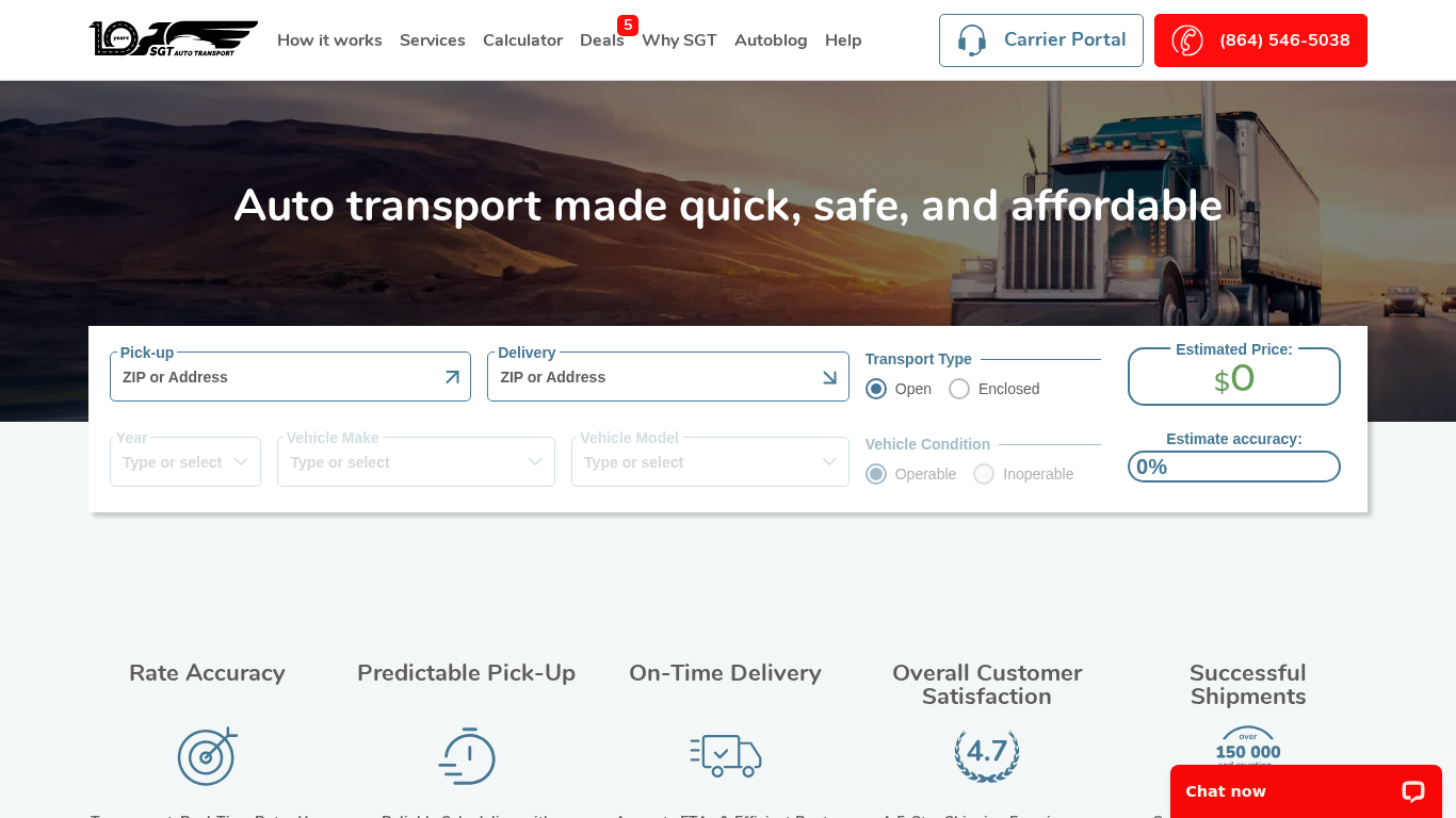 SGT Auto Transport Affiliate Program