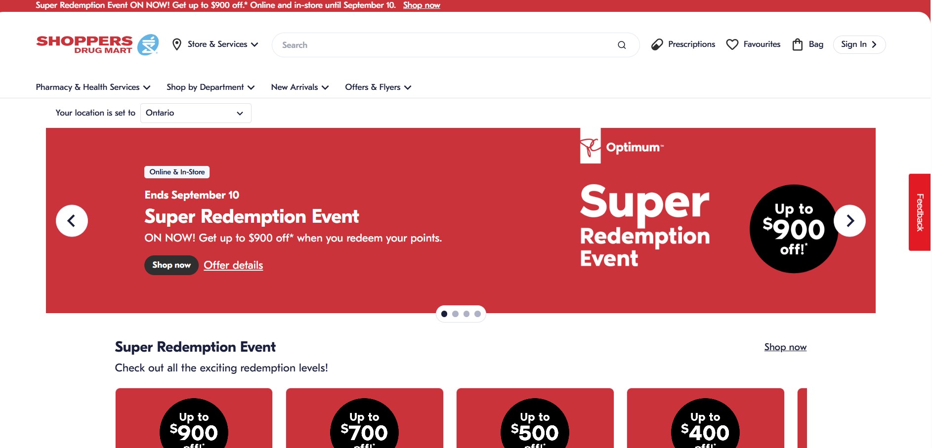 Shoppers Drug Mart Affiliate Program