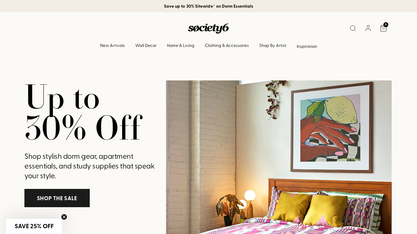 Society6 Affiliate Program