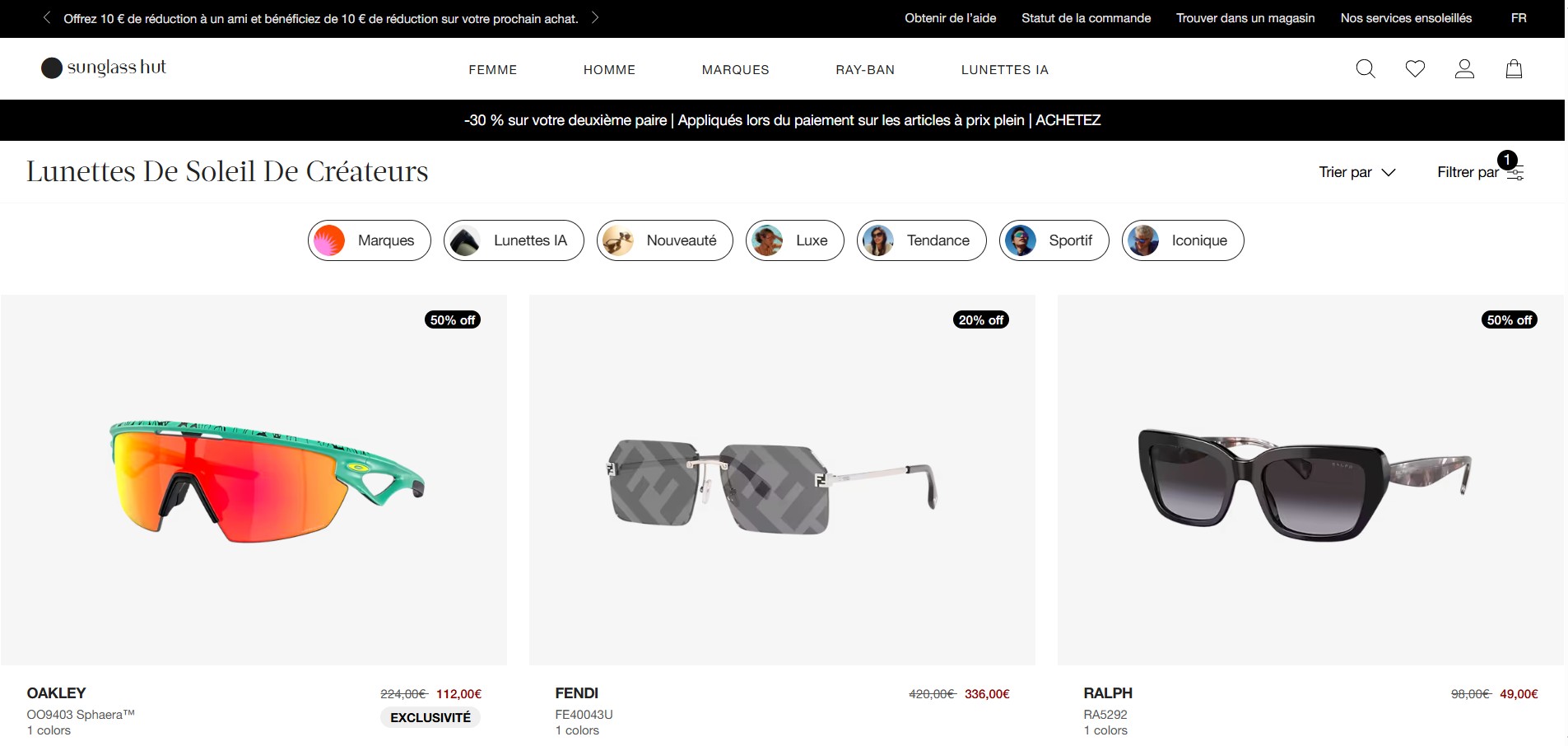 Sunglass Hut Affiliate Program