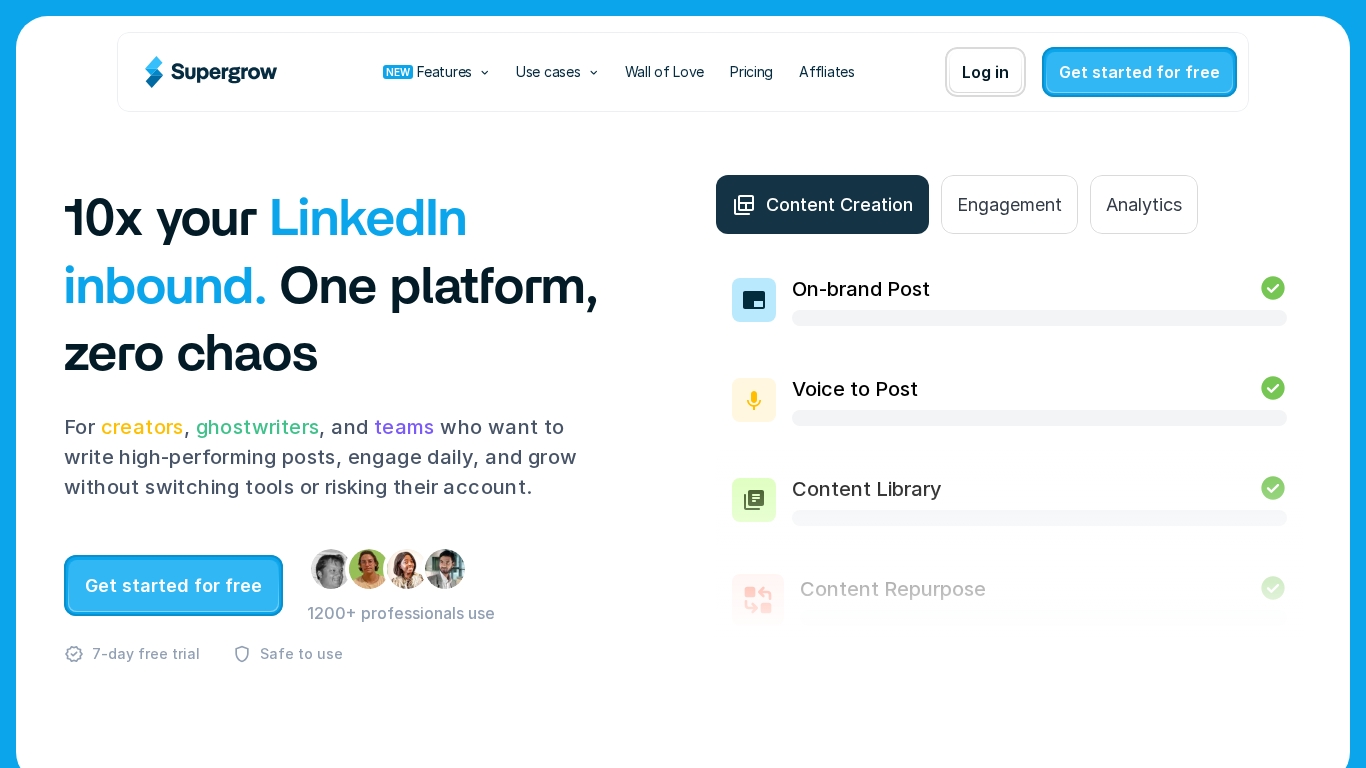 Supergrow Affiliate Program