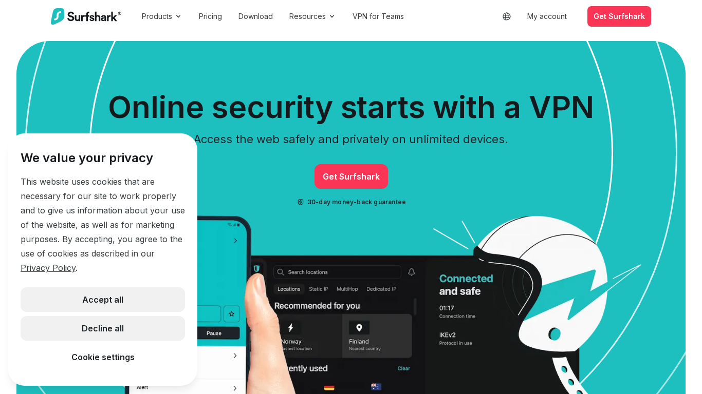 Surfshark Affiliate Program