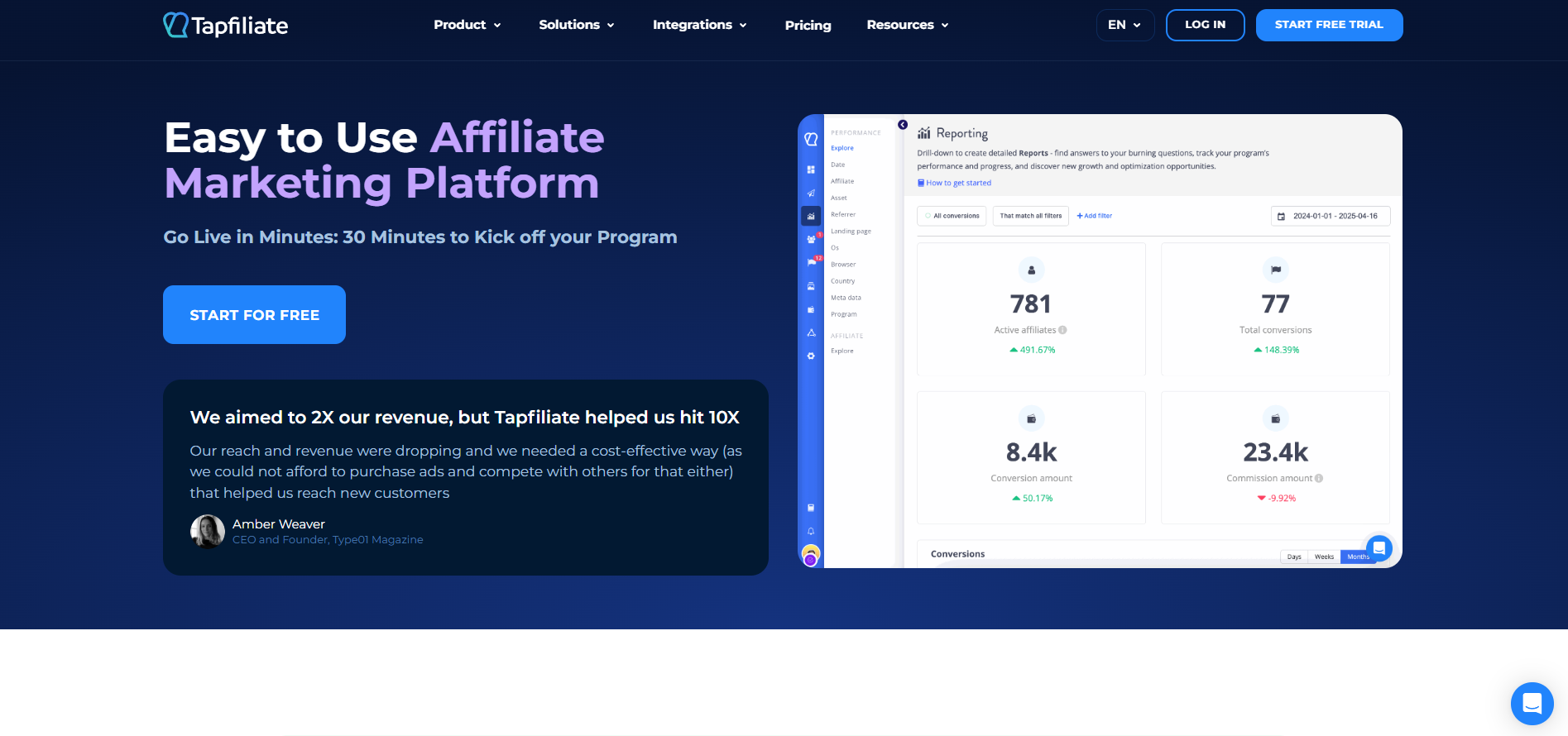 Tapfiliate Affiliate Program